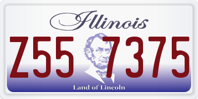 IL license plate Z557375