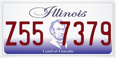 IL license plate Z557379