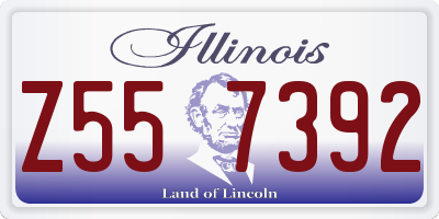 IL license plate Z557392
