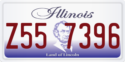 IL license plate Z557396