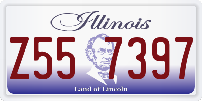 IL license plate Z557397