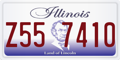 IL license plate Z557410