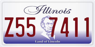 IL license plate Z557411