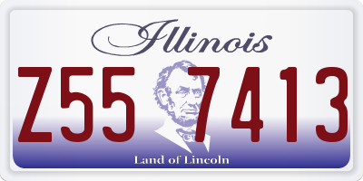 IL license plate Z557413