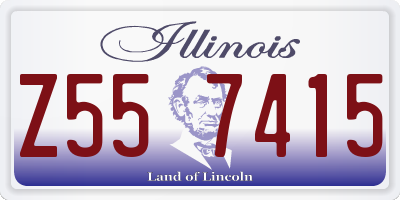 IL license plate Z557415