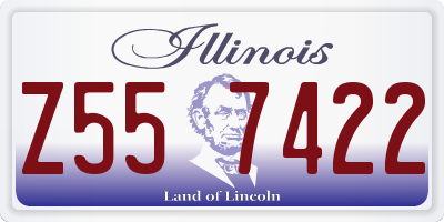 IL license plate Z557422