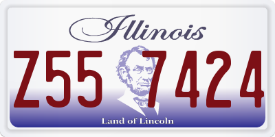 IL license plate Z557424