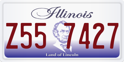 IL license plate Z557427