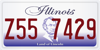 IL license plate Z557429