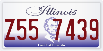 IL license plate Z557439