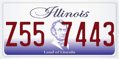 IL license plate Z557443