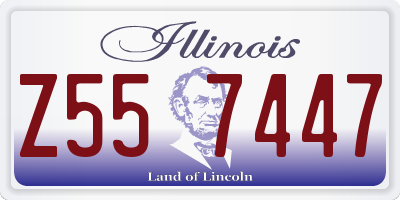 IL license plate Z557447