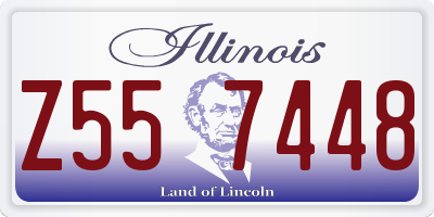 IL license plate Z557448