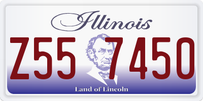 IL license plate Z557450