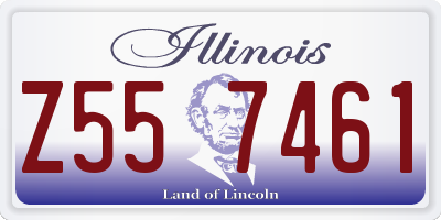 IL license plate Z557461