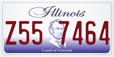 IL license plate Z557464
