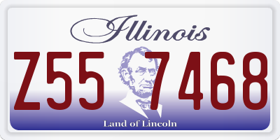 IL license plate Z557468