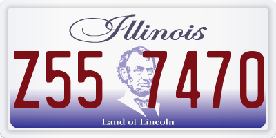 IL license plate Z557470