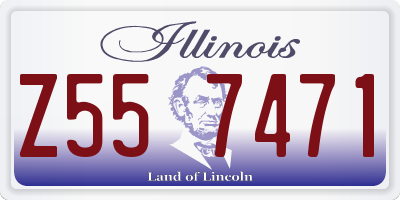 IL license plate Z557471