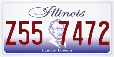 IL license plate Z557472