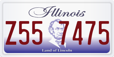 IL license plate Z557475