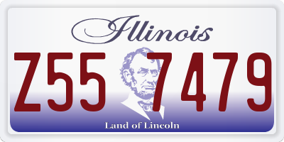 IL license plate Z557479