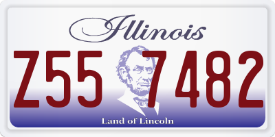 IL license plate Z557482