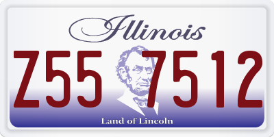 IL license plate Z557512