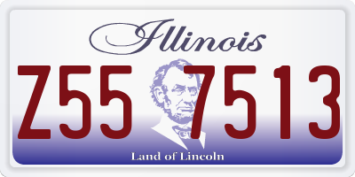 IL license plate Z557513