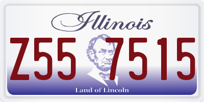 IL license plate Z557515