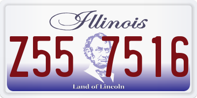 IL license plate Z557516