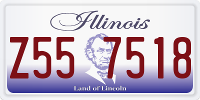 IL license plate Z557518