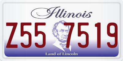 IL license plate Z557519