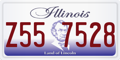 IL license plate Z557528