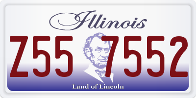 IL license plate Z557552
