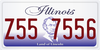 IL license plate Z557556