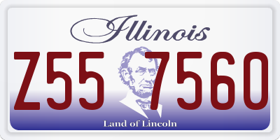 IL license plate Z557560