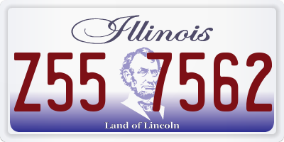 IL license plate Z557562