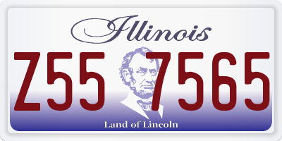 IL license plate Z557565