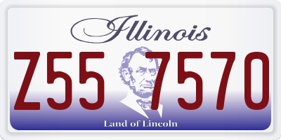 IL license plate Z557570