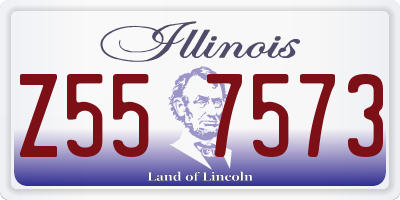IL license plate Z557573
