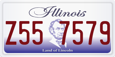 IL license plate Z557579