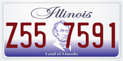 IL license plate Z557591