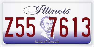 IL license plate Z557613
