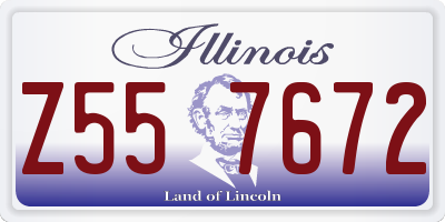 IL license plate Z557672