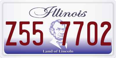 IL license plate Z557702