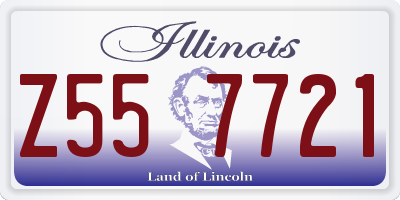 IL license plate Z557721