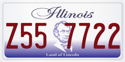 IL license plate Z557722