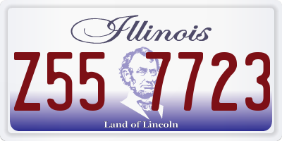 IL license plate Z557723