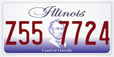 IL license plate Z557724